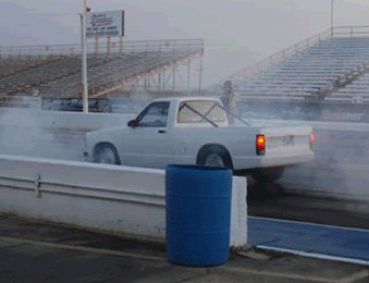 Chevy S10 EV Burn Out